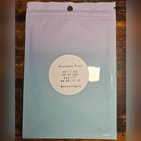 Custom Handcrafted Press On Set - Medium Almond - NWOT - Picture 5 of 7